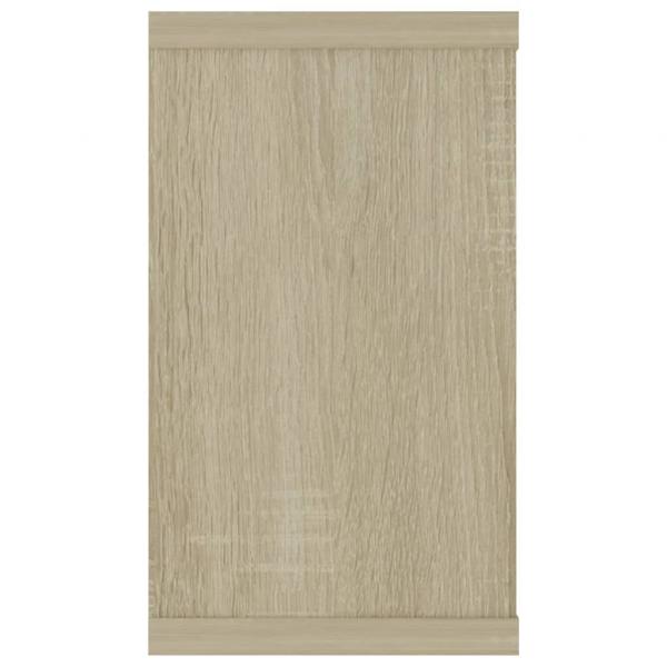 Würfelregale 4 Stk. Sonoma-Eiche 80x15x26,5 cm Holzwerkstoff