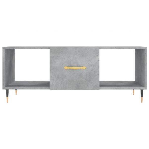 Couchtisch Betongrau 102x50x40 cm Holzwerkstoff