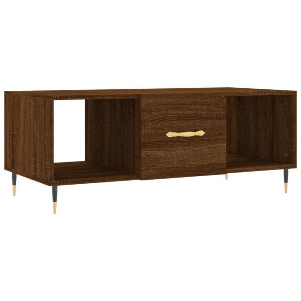 Couchtisch Braun Eichen-Optik 102x50x40 cm Holzwerkstoff