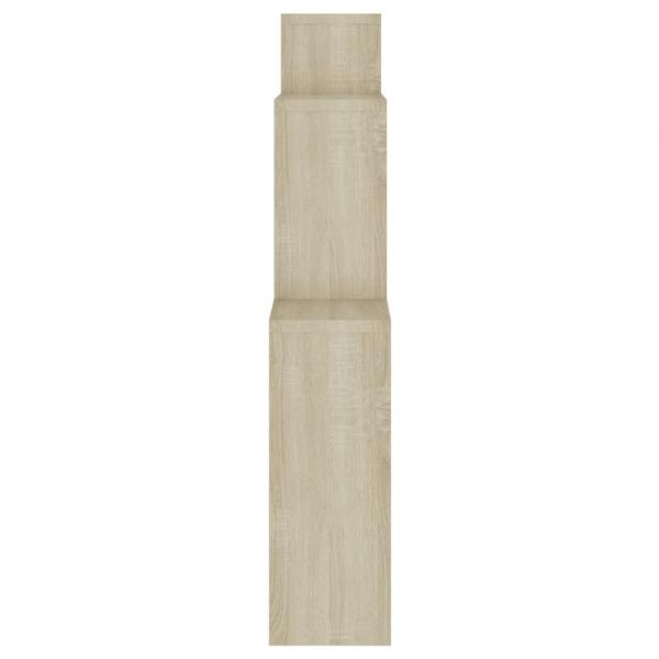 Würfelregal Sonoma-Eiche 80x15x78,5 cm Holzwerkstoff