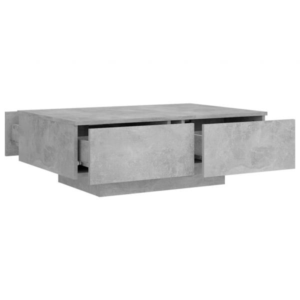 Couchtisch Betongrau 90x60x31 cm Holzwerkstoff