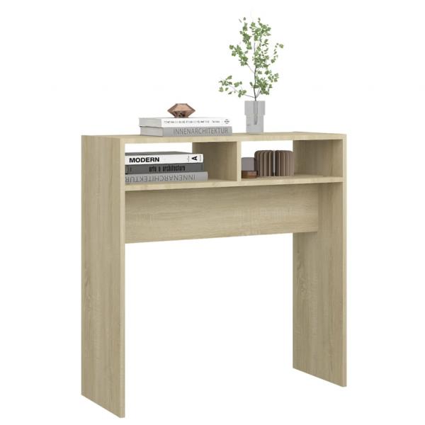 Konsolentisch Sonoma-Eiche 78x30x80 cm Holzwerkstoff