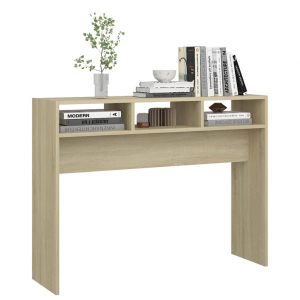 Konsolentisch Sonoma-Eiche 105x30x80 cm Holzwerkstoff