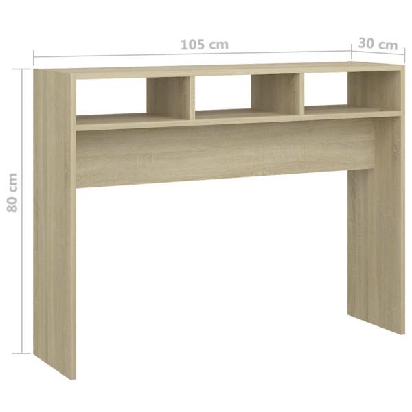 Konsolentisch Sonoma-Eiche 105x30x80 cm Holzwerkstoff