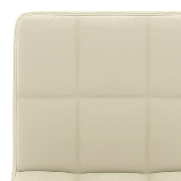 Barhocker 2 Stk. Creme Samt 