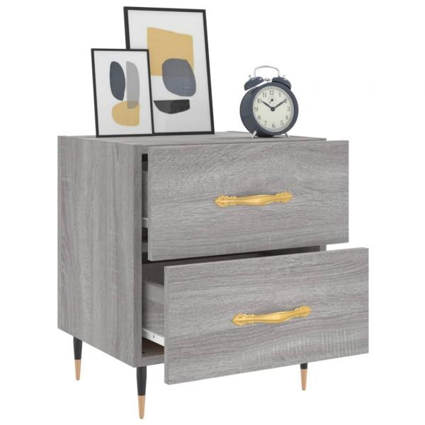 Nachttisch Grau Sonoma 40x35x47,5 cm Holzwerkstoff