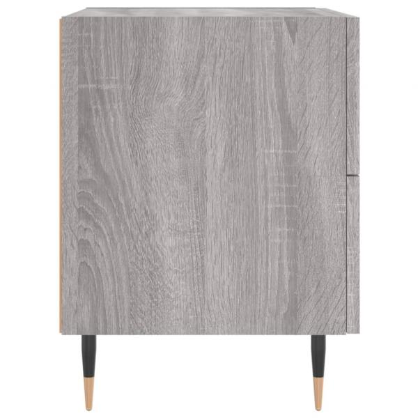 Nachttisch Grau Sonoma 40x35x47,5 cm Holzwerkstoff