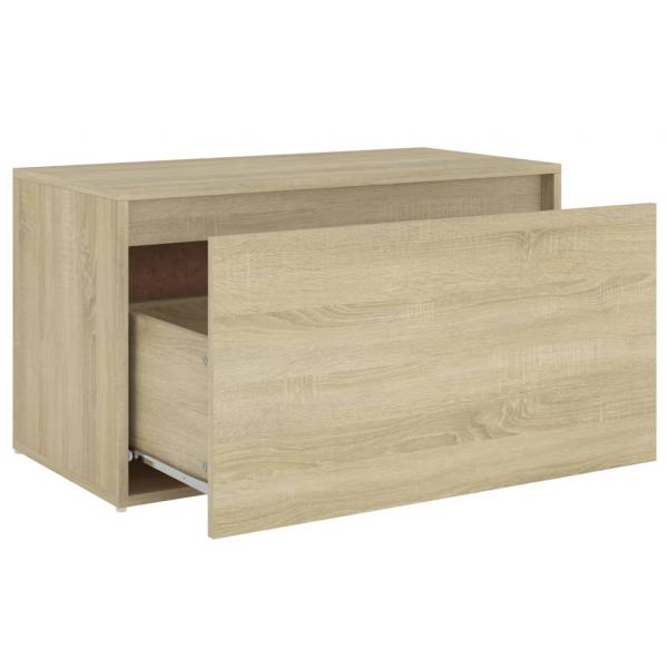 Flurbank 80x40x45 cm Sonoma-Eiche Holzwerkstoff