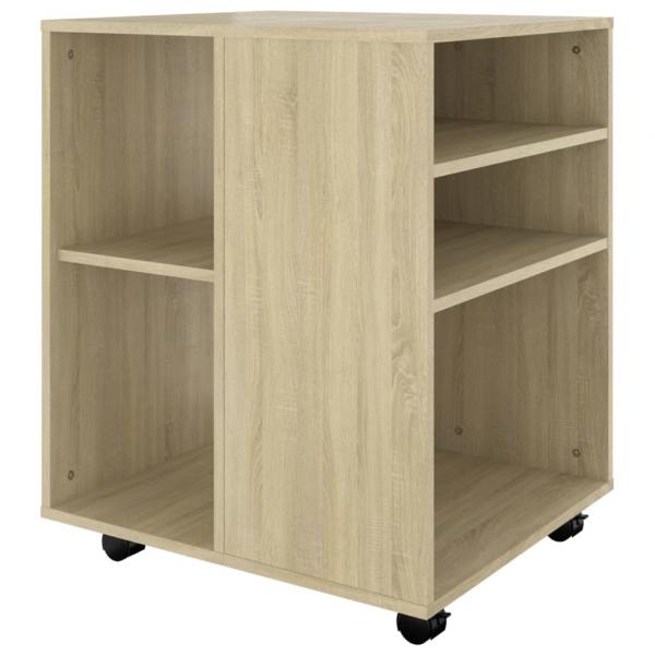 Rollschrank Sonoma-Eiche 60x53x72 cm Holzwerkstoff