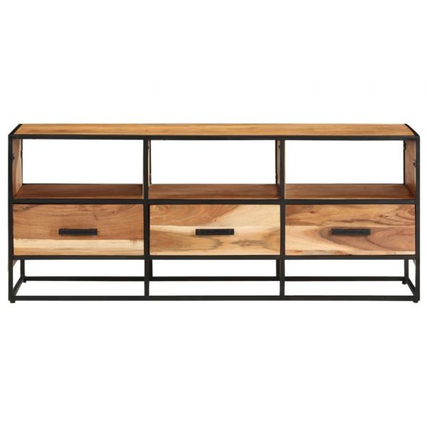 TV-Schrank 110x30x45 cm Massivholz Akazie 