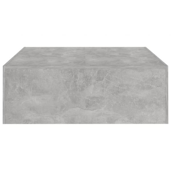 Couchtisch Betongrau 100x100x35 cm Holzwerkstoff