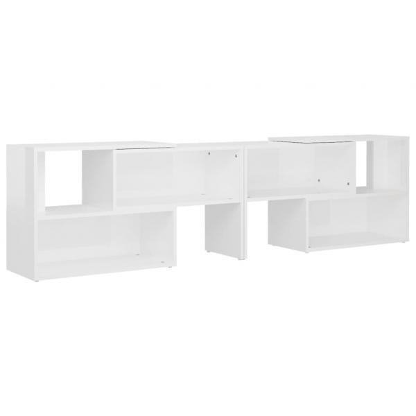 TV-Schrank Hochglanz-Weiß 149x30x52 cm Holzwerkstoff