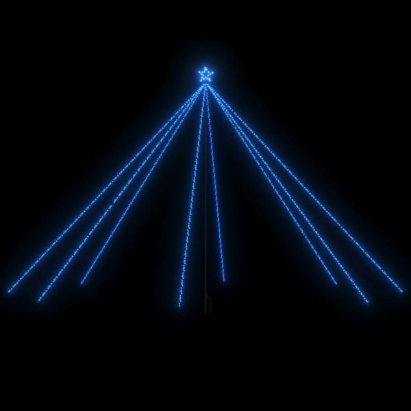 Weihnachtsbaum-Lichterketten Indoor Outdoor 800 LEDs Blau 5 m