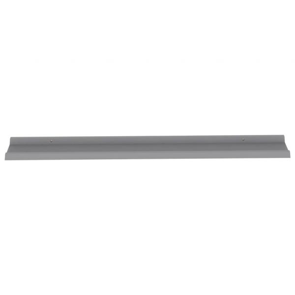 Wandregale 2 Stk. Grau 115x9x3 cm