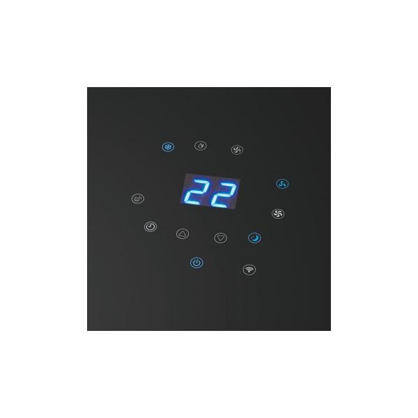 Clatronic CL 3716 Klimagerät, 1010W, WiFi, Fernbedienung, 400 m³/h, schwarz/weiß