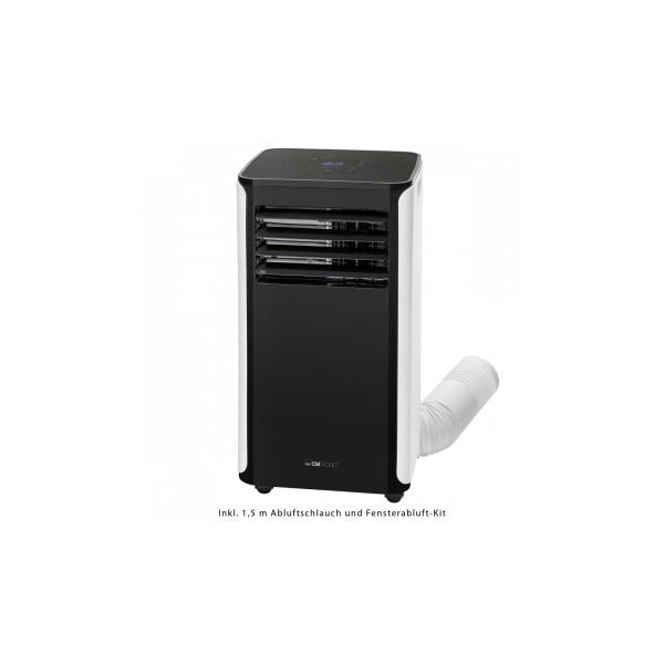 Clatronic CL 3716 Klimagerät, 1010W, WiFi, Fernbedienung, 400 m³/h, schwarz/weiß