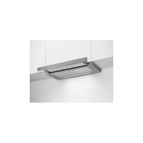 ARDEBO.de AEG DPS5650AM EEK: A Flachschirmhaube, 60 cm breit, Ab-/Umluft, LED-Beleuchtung, grau