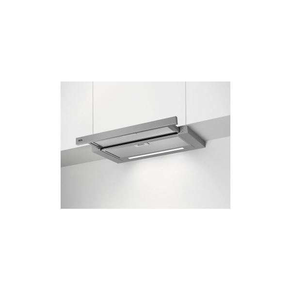 ARDEBO.de AEG DPS3640AM EEK: C Flachschirmhaube, 60 cm breit, Ab-/Umluft, 3 Stufen, LED-Beleuchtung, grau