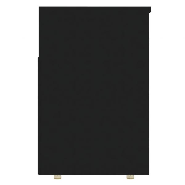 Schuhbank Schwarz 105x30x45 cm Holzwerkstoff