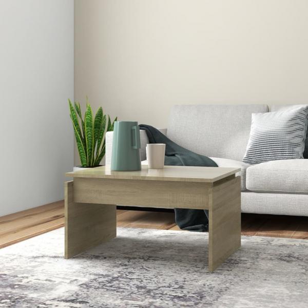 ARDEBO.de - Couchtisch Sonoma-Eiche 68x50x38 cm Holzwerkstoff