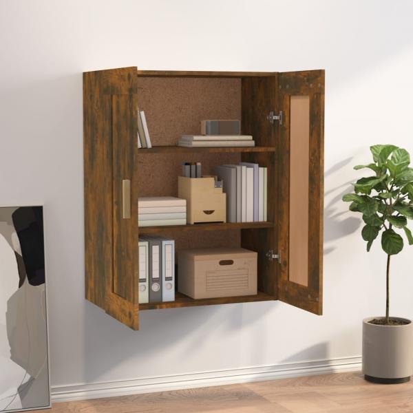 Wandschrank Räuchereiche 69,5x32,5x90 cm Holzwerkstoff