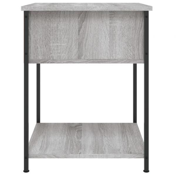 Nachttische 2 Stk. Grau Sonoma 44x45x58 cm Holzwerkstoff