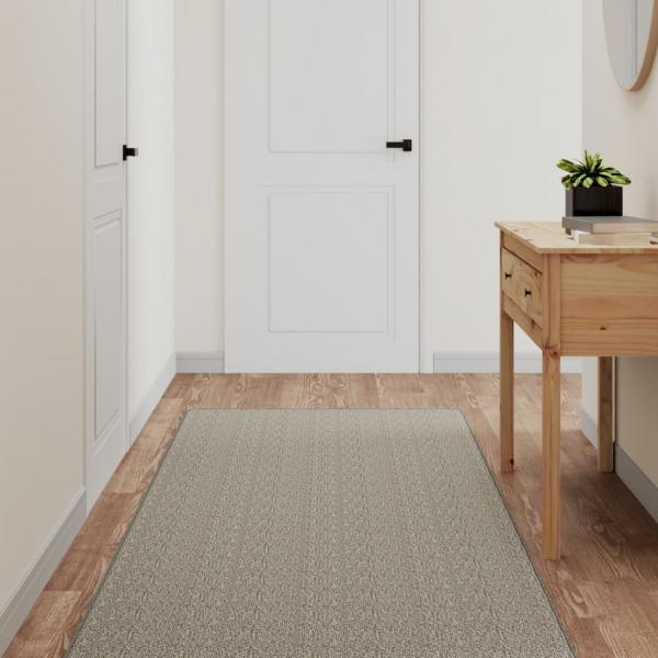 ARDEBO.de - Teppichläufer Sisal-Optik Taupe 80x300 cm