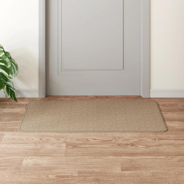 ARDEBO.de - Teppichläufer Sisal-Optik Sandfarben 50x100 cm