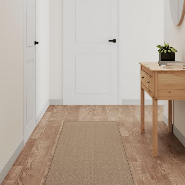 ARDEBO.de - Teppichläufer Sisal-Optik Sandfarben 50x150 cm