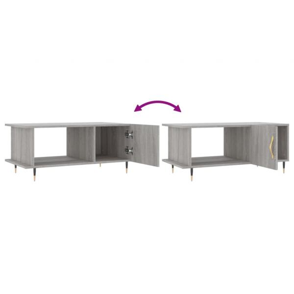 Couchtisch Grau Sonoma 90x50x40 cm Holzwerkstoff