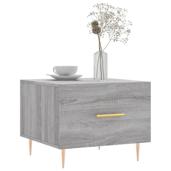 Couchtisch Grau Sonoma 50x50x40 cm Holzwerkstoff