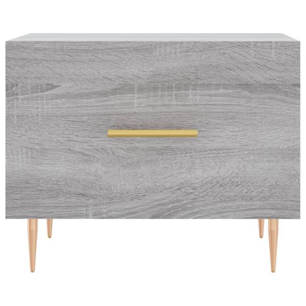 Couchtisch Grau Sonoma 50x50x40 cm Holzwerkstoff