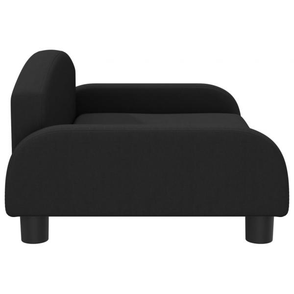 Hundebett Schwarz 70x45x30 cm Stoff