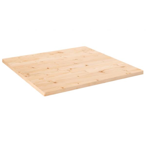 ARDEBO.de - Tischplatte 90x90x2,5 cm Massivholz Kiefer Quadratisch