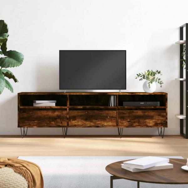 ARDEBO.de - TV-Schrank Räuchereiche 150x30x44,5 cm Holzwerkstoff