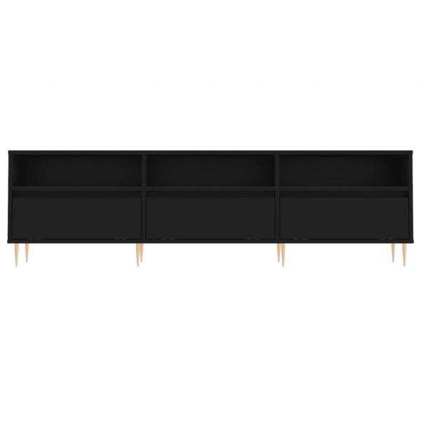 TV-Schrank Schwarz 150x30x44,5 cm Holzwerkstoff