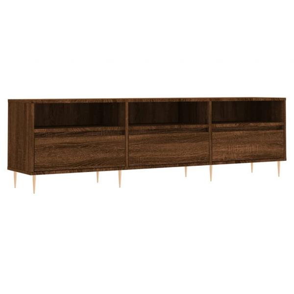 TV-Schrank Braun Eichen-Optik 150x30x44,5 cm Holzwerkstoff