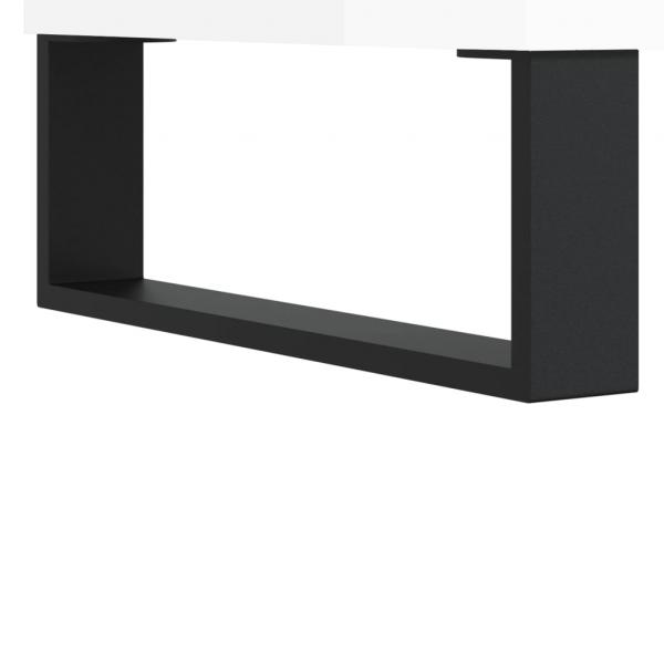 TV-Schrank Hochglanz-Weiß 150x30x44,5 cm Holzwerkstoff