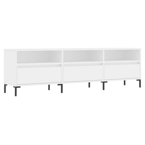 TV-Schrank Weiß 150x30x44,5 cm Holzwerkstoff