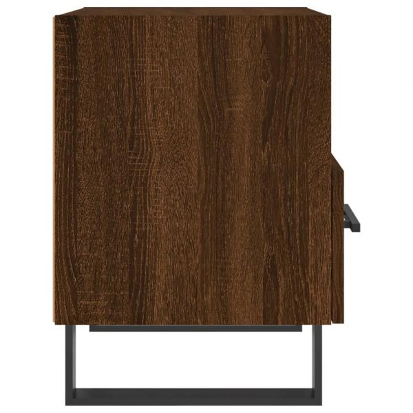 Nachttische 2Stk. Braun Eichen-Optik 40x35x47,5cm Holzwerkstoff