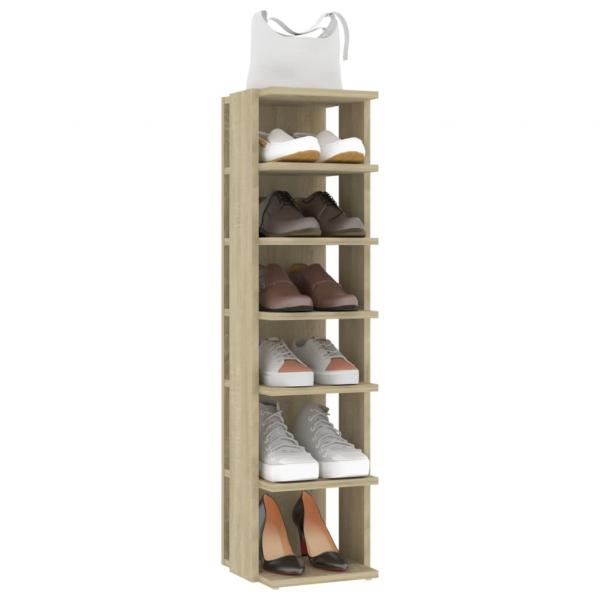 Schuhschrank Sonoma-Eiche 27,5x27x102 cm Holzwerkstoff