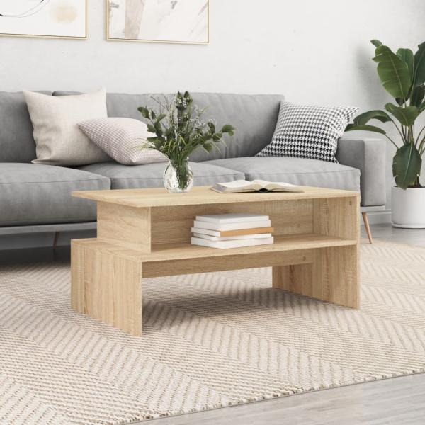 ARDEBO.de - Couchtisch Sonoma-Eiche 90x55x42,5 cm Holzwerkstoff