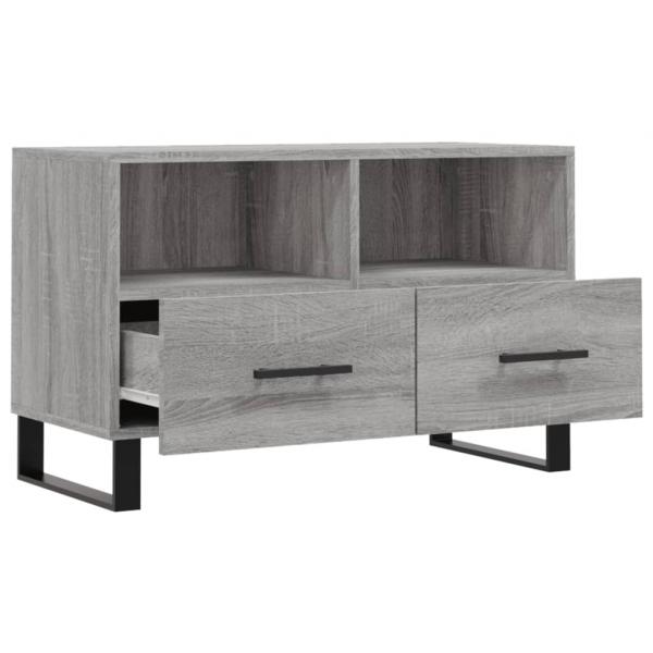 TV-Schrank Grau Sonoma 80x36x50 cm Holzwerkstoff