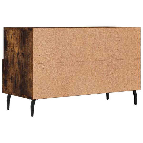 TV-Schrank Räuchereiche 80x36x50 cm Holzwerkstoff