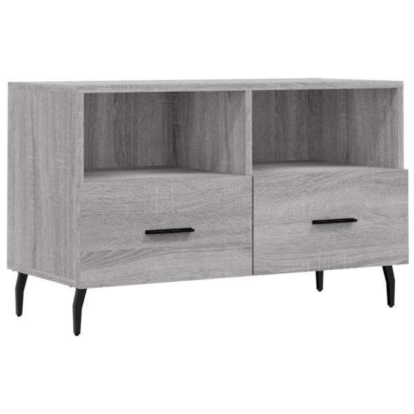 TV-Schrank Grau Sonoma 80x36x50 cm Holzwerkstoff