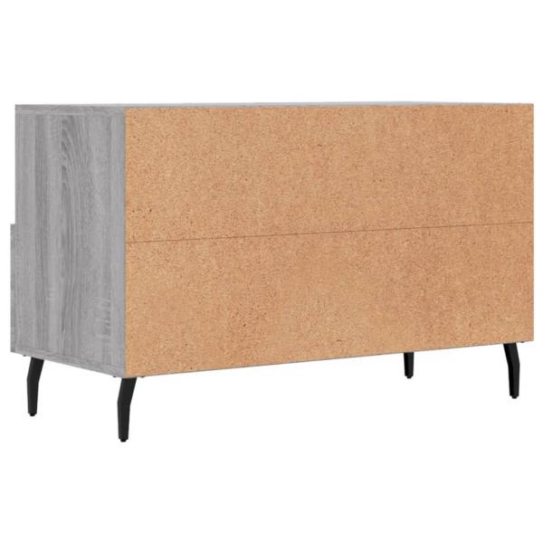 TV-Schrank Grau Sonoma 80x36x50 cm Holzwerkstoff