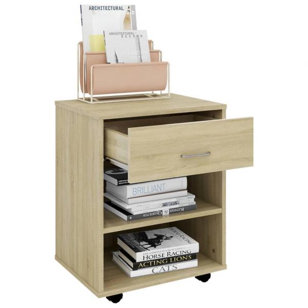 Rollschrank Sonoma-Eiche 46x36x59 cm Holzwerkstoff