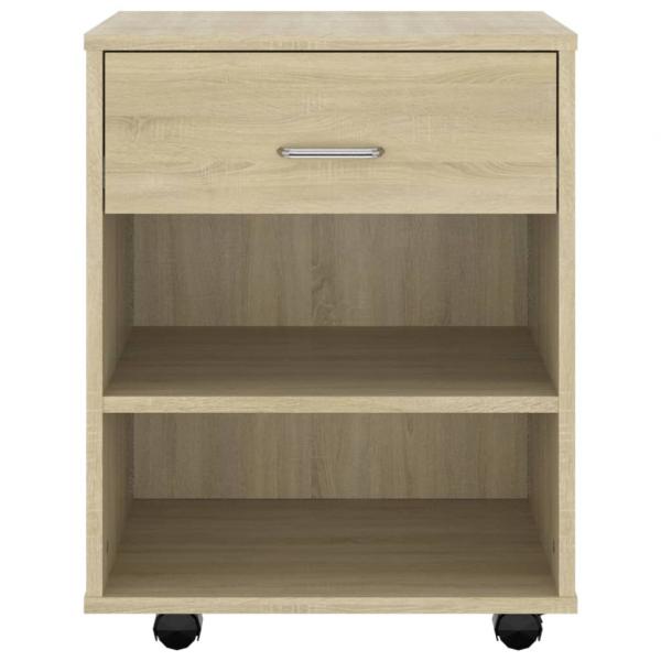 Rollschrank Sonoma-Eiche 46x36x59 cm Holzwerkstoff