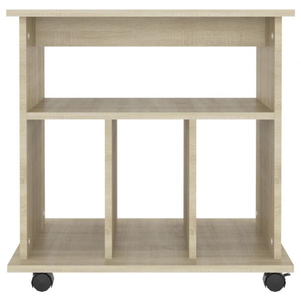 Rollschrank Sonoma-Eiche 60x45x60 cm Holzwerkstoff