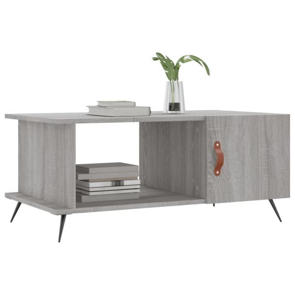 Couchtisch Grau Sonoma 90x50x40 cm Holzwerkstoff